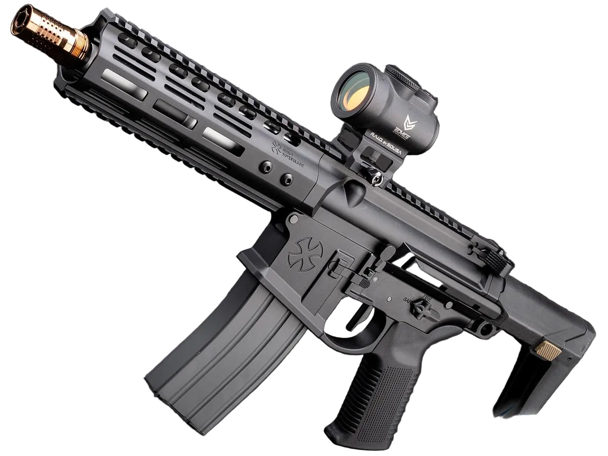 EMG x Noveske Ghetto Blaster NHR-7 Airsoft Gas Blowback Rifle
(Color: Black / Gun Only)