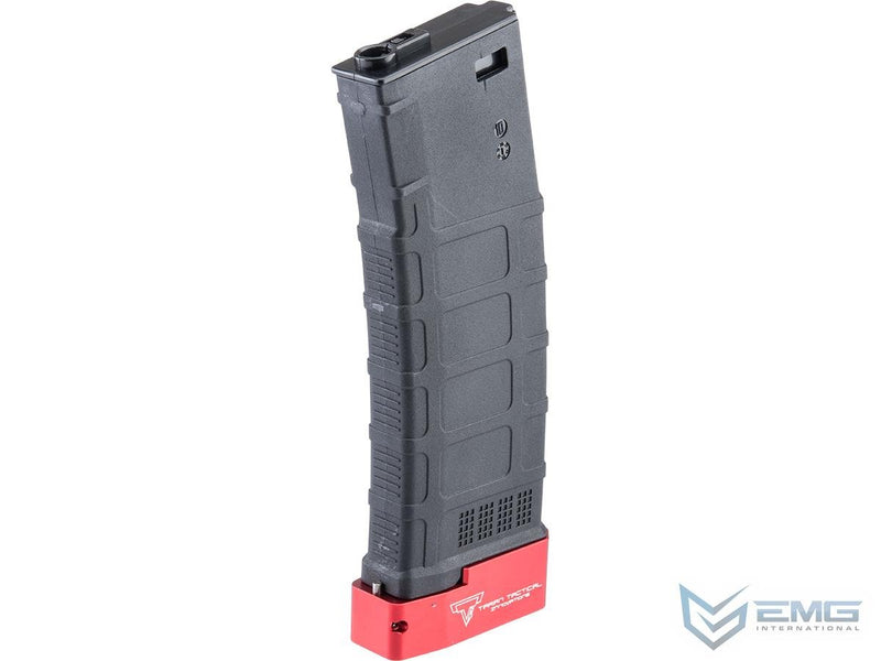 EMG TTI Licensed 220rd Mid-Cap Magazine w/ Extended Baseplate for M4/M16 Series Airsoft AEG Rifles (Color: Red) image 0