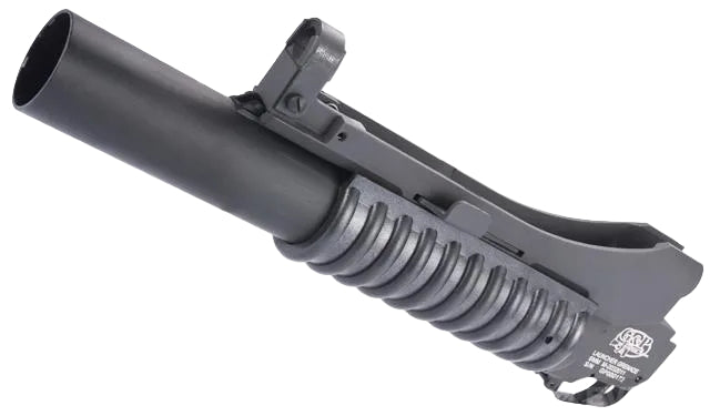 G&P Military Type M203 Grenade Launcher for M4 Series Airsoft Rifles
(Color: Black / Long)