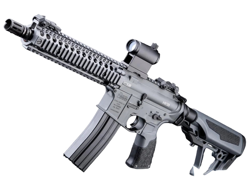 EMG x Daniel Defense DDMK18 Airsoft EBB AEG Rifle - ICS w/ S3 Electronic Trigger
(Model: Tornado Grey / 400 FPS / Gun Only)
