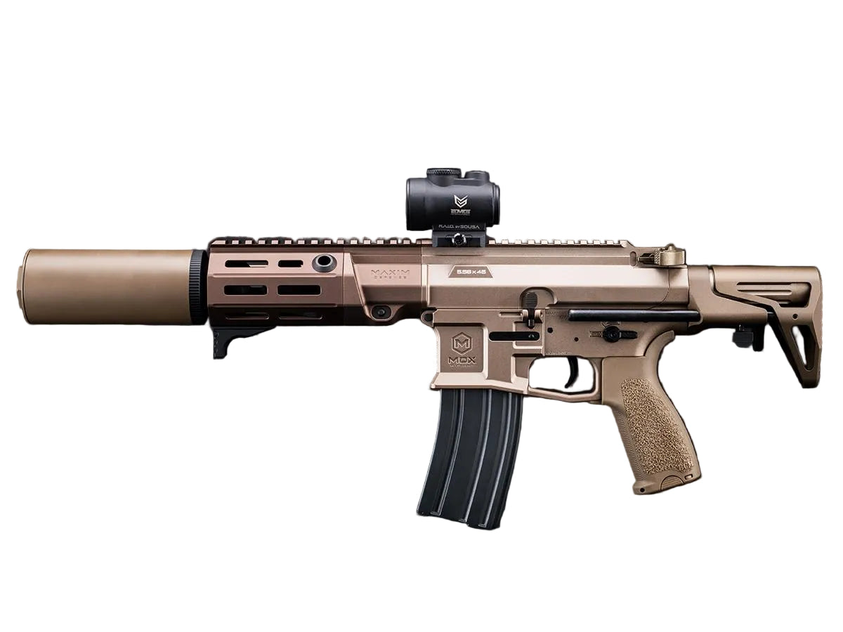 Maxim Defense PDX-SD Airsoft AEG w/ GATE ASTER ETU - VFC
(Color: Tan)