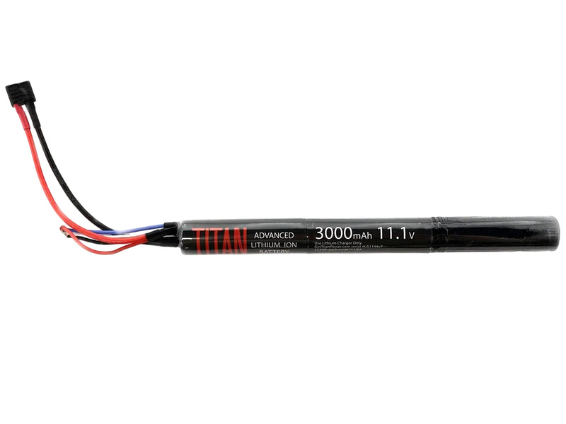 Titan Power 11.1v 3000mAh 16C Stick Type Li-Ion Battery
(Connector: Standard Deans)