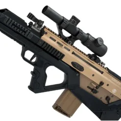 Custom WE-Tech MK17 Gas Blowback Airsoft Rifle with SRU SCAR-H Bullpup Conversion Kit
