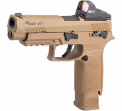 SIG Sauer ProForce P320 M17 MHS Airsoft GBB Pistol (Color: Tan / CO2)