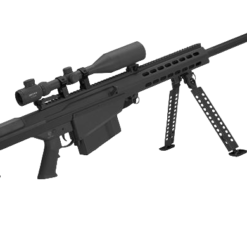 6mmProShop Barrett Licensed M107A1 Gen2 Long Range Airsoft AEG Sniper Rifle (Color: Black / 29" Barrel)