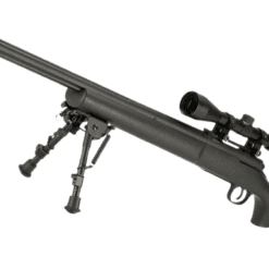 A&K US Army SOCOM Type M24 Airsoft Bolt Action Scout Sniper Rifle w/ Fluted Barrel