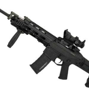 A&K Adaptive Combat Rifle Airsoft AEG Rifle (Color: Black / Full Size RIS)