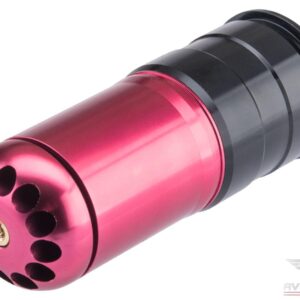 Avengers 40mm Airsoft Gas Grenade Shell (Model: 120rd Shower / Red Polished / Single Shell)