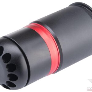 Avengers 40mm Airsoft Gas Grenade Shell (Model: 60rd Shower / Black Matte / Single Shell)