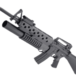E&C Airsoft M16A4 Airsoft AEG Rifle w/ M203 40mm Airsoft Grenade Launcher
