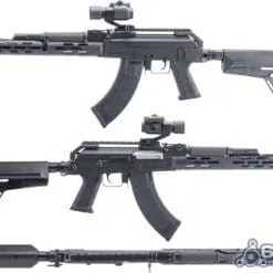 6mmProShop AK Spetsnaz Op. Airsoft AEG Rifle w/ Steel Receiver & M-LOK Handguard by CYMA