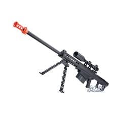 6mmProShop Barrett Licensed M107A1 Gen2 Long Range Airsoft AEG Sniper Rifle (Color: Black / 29" Barrel)