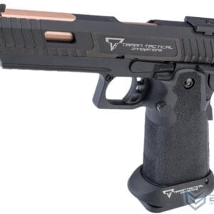 EMG TTI Licensed JW3 2011 Combat Master Airsoft Training Pistol w/ Custom Island Barrel (Model: Green Gas)