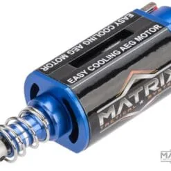 Matrix "Reloaded" High Performance Airsoft AEG Motor – Long Type / High Speed Push your AEG to the next level with the Matrix Reloaded airsoft AEG motor, designed for players who demand lightning-fast trigger response and rapid rate of fire. This High Speed Long Type motor is ideal for CQB loadouts or any build that prioritizes speed without compromising efficiency. 🔧 Key Features: ⚡ High-Speed Performance – Optimized for increased RPM, making it perfect for fast-paced skirmishes and aggressive play styles. 🔩 Long Type Design – Compatible with most Version 2 gearboxes found in M4, M16, MP5, G3, and similar AEGs. 🧲 Enhanced Neodymium Magnets – Delivers stronger magnetic force for faster motor rotation and reduced energy loss. 🔋 Improved Efficiency – Minimizes heat build-up while maximizing battery performance and longevity. 🛠️ Precision Engineering – Designed for a smooth drop-in fit and reliable long-term use. Whether you're upgrading for speed or replacing a stock motor, the Matrix "Reloaded" High Speed AEG motor gives you the competitive edge to dominate every game. Built for Speed. Trusted for Reliability. Powered by Matrix. Compatibility: Version 2 gearboxes (M4 / M16 / MP5 / G3 / P90 requiring Long Type motor) Take your trigger response to the next level—upgrade today with the Matrix Reloaded airsoft AEG motor and feel the difference on the field.