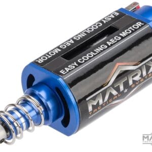 Matrix "Reloaded" High Performance Airsoft AEG Motor – Long Type / High Speed Push your AEG to the next level with the Matrix Reloaded airsoft AEG motor, designed for players who demand lightning-fast trigger response and rapid rate of fire. This High Speed Long Type motor is ideal for CQB loadouts or any build that prioritizes speed without compromising efficiency. 🔧 Key Features: ⚡ High-Speed Performance – Optimized for increased RPM, making it perfect for fast-paced skirmishes and aggressive play styles. 🔩 Long Type Design – Compatible with most Version 2 gearboxes found in M4, M16, MP5, G3, and similar AEGs. 🧲 Enhanced Neodymium Magnets – Delivers stronger magnetic force for faster motor rotation and reduced energy loss. 🔋 Improved Efficiency – Minimizes heat build-up while maximizing battery performance and longevity. 🛠️ Precision Engineering – Designed for a smooth drop-in fit and reliable long-term use. Whether you're upgrading for speed or replacing a stock motor, the Matrix "Reloaded" High Speed AEG motor gives you the competitive edge to dominate every game. Built for Speed. Trusted for Reliability. Powered by Matrix. Compatibility: Version 2 gearboxes (M4 / M16 / MP5 / G3 / P90 requiring Long Type motor) Take your trigger response to the next level—upgrade today with the Matrix Reloaded airsoft AEG motor and feel the difference on the field.