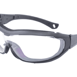 ANSI Rated Aegis Anti-Fog Tactical Goggles (Color: Black / Clear Lens)