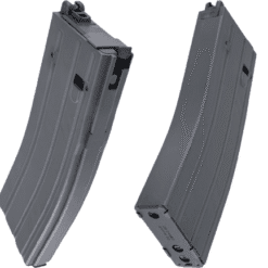 Double Eagle 35 Round Stanag Style Magazine for MWS Gas Blowback Airsoft Rifles (Model: D-Mag / Black)
