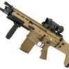 Cybergun FN SCAR® H CQB Licensed Gas Blowback Airsoft Rifle by VFC (Color: Flat Dark Earth)