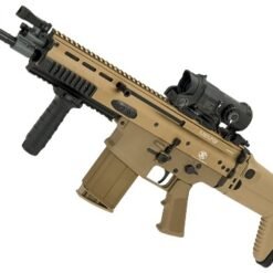 Cybergun FN SCAR® H CQB Licensed Gas Blowback Airsoft Rifle by VFC (Color: Flat Dark Earth)