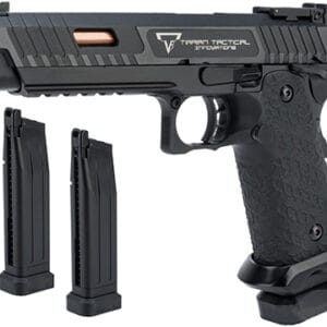 EMG stilTTI Licensed JW3 2011 Combat Master Airsoft Training Pistol (Model: Green Gas / Add 2 Spare Magazines)