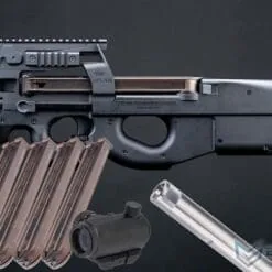 EMG / KRYTAC FN Herstal P90 Airsoft AEG Training Rifle Licensed by Cybergun (Model: 400 FPS / Siege Package)