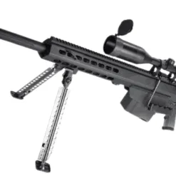 6mmProShop Barrett Licensed M82A1 Long Range Airsoft AEG Sniper Rifle (Color: Black / Compact)
