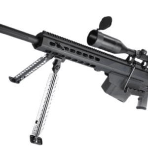 6mmProShop Barrett Licensed M82A1 Long Range Airsoft AEG Sniper Rifle (Color: Black / Compact)