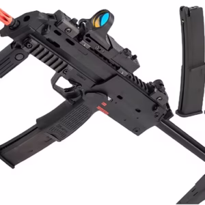 H&K Umarex MP7 Rapid Deployment Hard Kick Airsoft Gas Blowback by KWA (Color: Black / Add 2 CO2 Magazines)