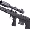 Desert Tech SRS-A2 16" Covert Pull Bolt Action Bullpup Sniper Rifle by Silverback Airsoft (Color: Black / Right-Handed)