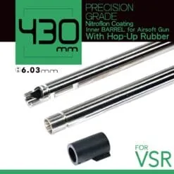 Unicorn Airsoft 6.03 NITROFLON Coated Brass Inner Barrel for VSR-10 Airsoft Sniper Rifles (Length: 430mm)