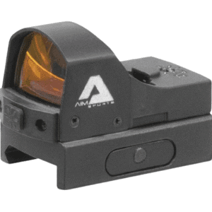 AIM Sports 1x24 Sub-Compact Pistol Red Dot Sight w/ Push Button Activation