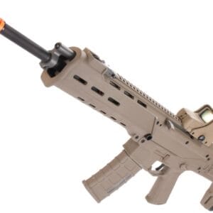 A&K Adaptive Combat Rifle Airsoft AEG Rifle (Color: Dark Earth / Carbine)
