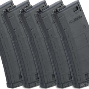 ARES AMAG 130rd Mid-Cap Magazine for M4 Airsoft AEG Rifles (Color: Black / 5 Pack)