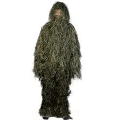 Matrix Full Body 3-Piece Concealment Ghillie Suit Set - Woodland/Green