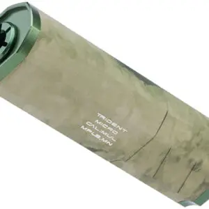 Helix Airsoft Trident Micro Mock Suppressor / Barrel Extension (Color: ATACS FG / 14mm Negative)