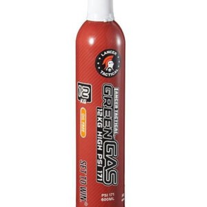 Lancer Tactical 600ml Green Gas Classic, Oil Free, 12kg