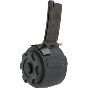 Tapp Airsoft Hpa Tapped Electric Winding Drum Magazine for Gas Powered Airsoft Guns (model: Kwa / Umarex Mp7)