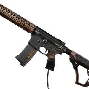 EMG Daniel Defense Licensed Special Edition MK18 MTW HPA Powered M4 Airsoft Rifle by Wolverine Airsoft (Model: Gen 2 MilSpec Brown)