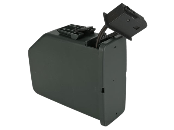 A&K 2500 Round Box Magazine for Airsoft M249 AEG Light Machine Guns