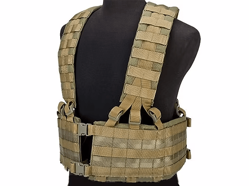 Black Owl Gear / Phantom Operator Load Bearing High Speed Chest Rig (Color: Desert Tan)