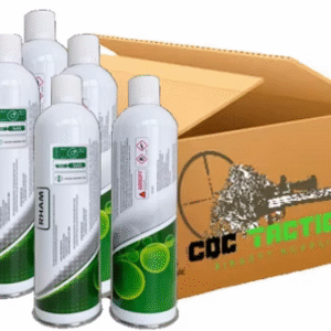 RHAM High Performance Green Gas – 5 Cans for Gas Blowback Pistols