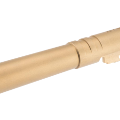 5KU Stainless Steel Threaded Outer Barrel for Hi-CAPA 4.3 Gas Blowback Airsoft Pistols (Color: Gold)
