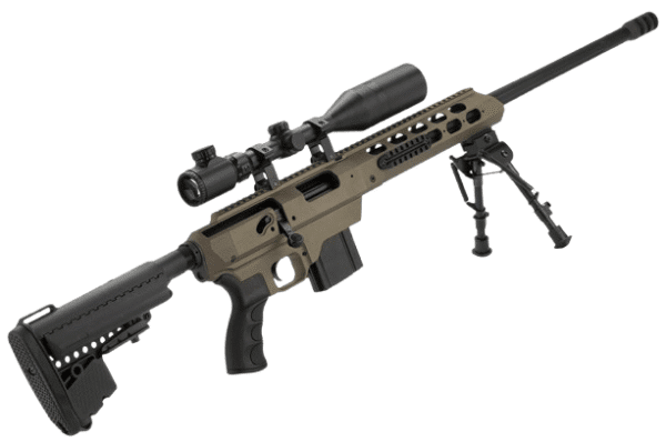 King Arms Officially Licensed MDT TAC21 Gas Powered Airsoft Sniper Rifle (Color: Dark Earth)