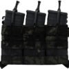 Agilite AG3 Placard Triple M4/M16 Magazine Pouch (Color: Multicam Black)