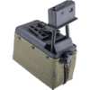 A&K 1500 Round Box Magazine with Upgraded High Strength Motor for Airsoft M249 Series AEG (Color: Olive Drab)