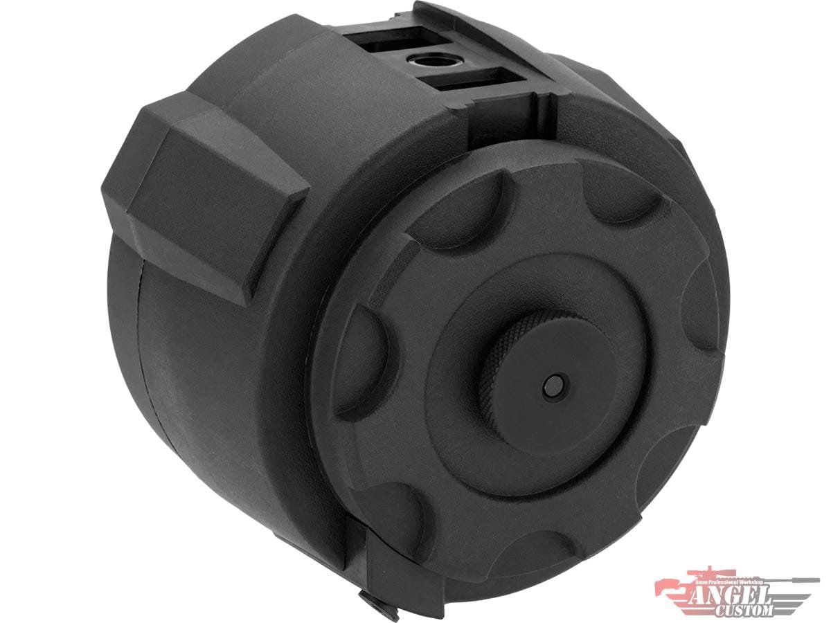 Angel Custom 1500 Round Firestorm Airsoft AEG Drum Flashmag (Model: Body Only / Black )