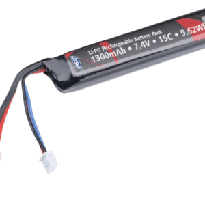 ASG 7.4V 1300mAh 15C High Performance Stick Type LiPo Battery