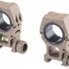 Avengers M10 30mm Scope Rings Rings w/ Bubble Level (Color: Dark Earth)