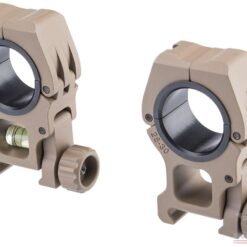 Avengers M10 30mm Scope Rings Rings w/ Bubble Level (Color: Dark Earth)