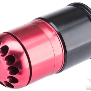 Avengers 40mm Airsoft Gas Grenade Shell (Model: 50rd Shower / Red Anodized Polished / Single Shell)